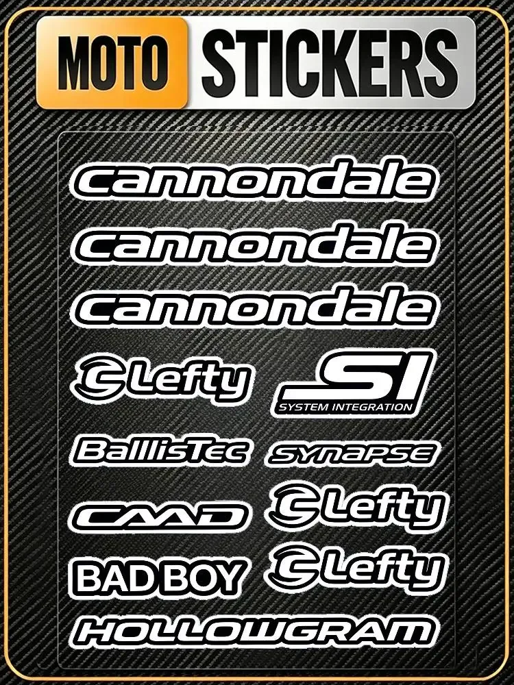 

Универсальные многофункциональные светоотражающие водонепроницаемые наклейки FOR CANNONDALE для маскировки царапин, для авто, велосипедов, шлемов, кружек, украшения холодильников