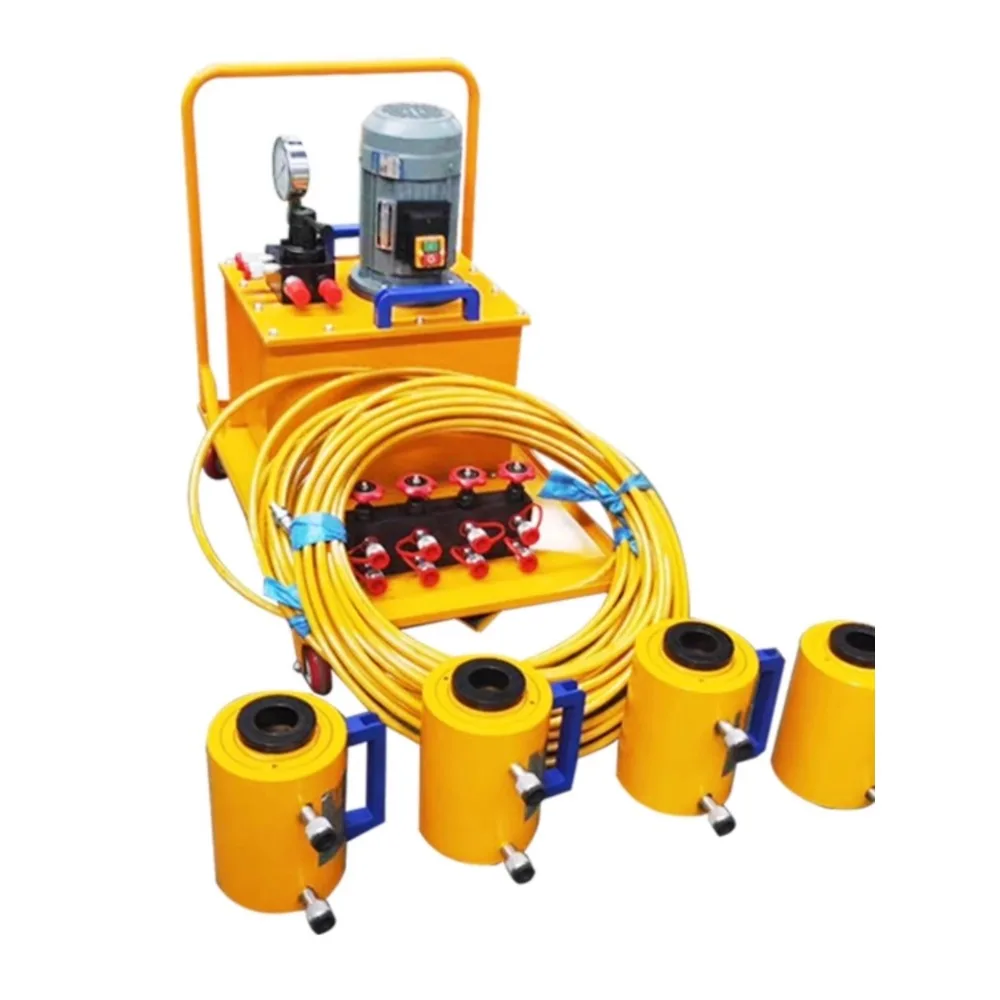 

Plate heat exchanger hydraulic wrench hollow cylinder portable electric clamp
