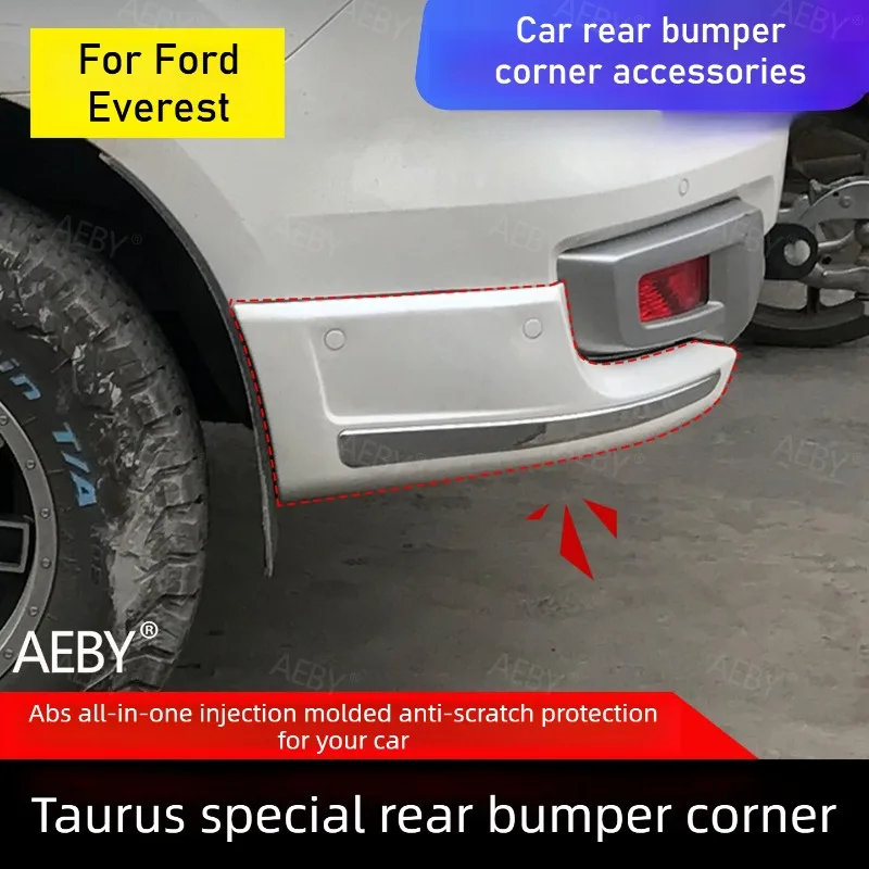 For Ford Everest 2015-2021 Rear bumper corner trim ABS scratch-resistant,bumper wraparound,Anti-scratch,Car accessories