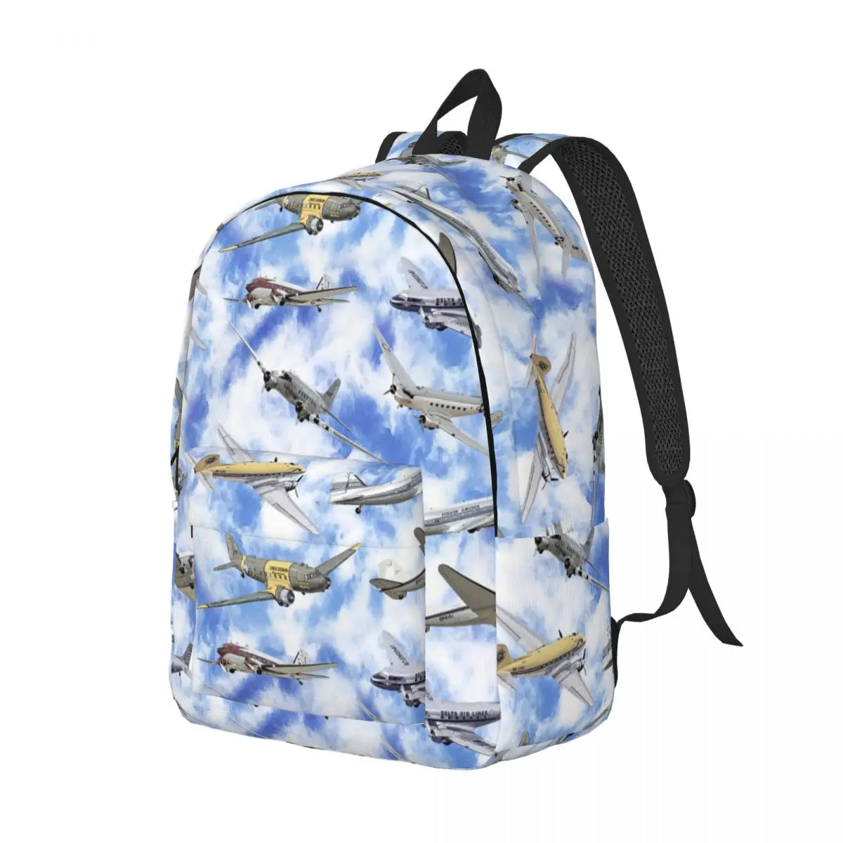 Douglas DC-3 Dakota The Flying Legends Backpack Student Boys Girls BookBag Children School Bag Laptop Shoulder Bags Men Women