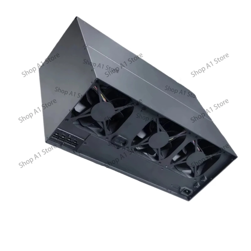 Metal M424 4U can cabinet 24 disk position 12G high speed storage expansion cabinet black skirt NAS built-in power supply