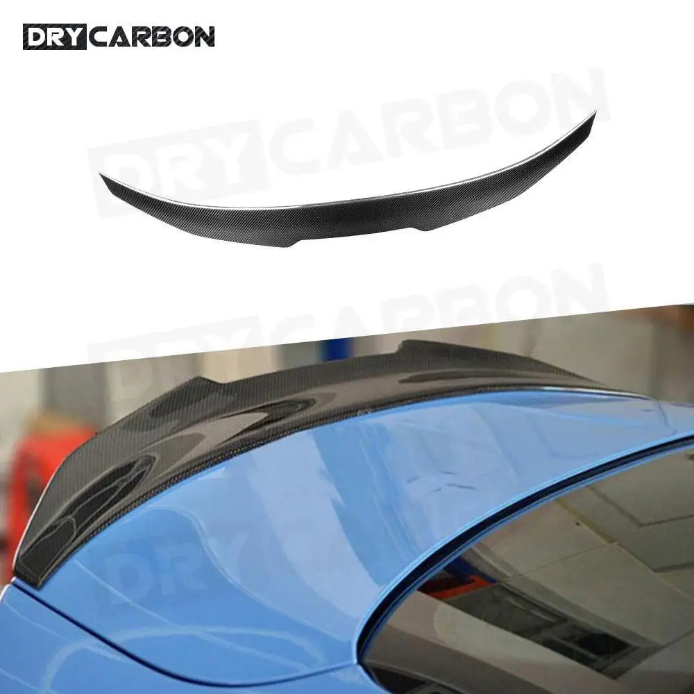 

for BMW 2 Series F44 Sedan 4 door 2021 + Rear Trunk Boot Lip Wing Spoiler Carbon Fiber Rear Trunk Spoiler Wing Lip