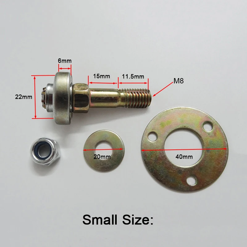 HOT 4Sets Metal Rocking Chair Bearing Screws Furniture Connecting Parts Nut and Bolt Sets Rocking Chair Replacement Fittings