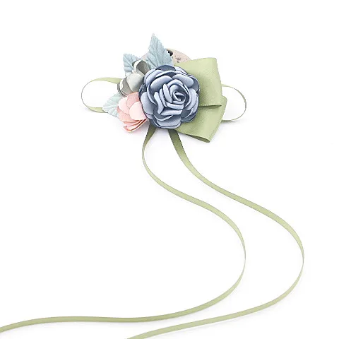 Chinese Style Vintage Satin Rose Brooch Long Ribbon Lucky Blessing Collar Pin For Shirts Dresses Daily Wear Multi Color Options