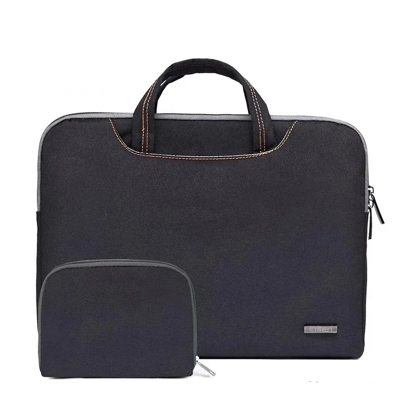 Brand Lisen Laptop Bag 11.6,13.3,14,15.6,16 Inch,Lady Man Women Briefcase Handbag Cover Case For MacBook Notobook Computer PC