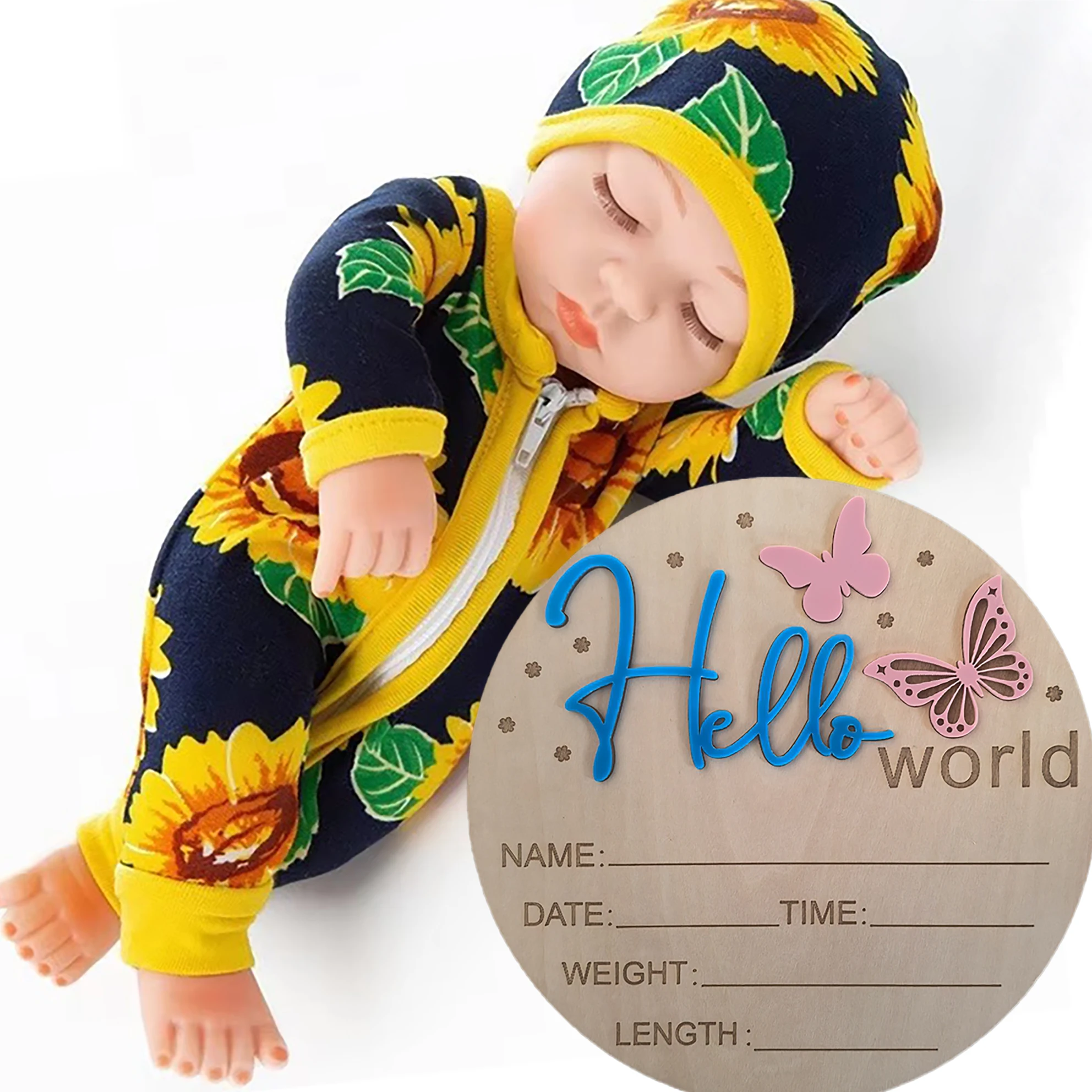 

High-Quality Soft Vinyl Silicone Lifelike Rebirth Doll Hot-Selling 12-Inch DQ10 3D Painted Skin Washable And Dress-Up Vinyl Doll