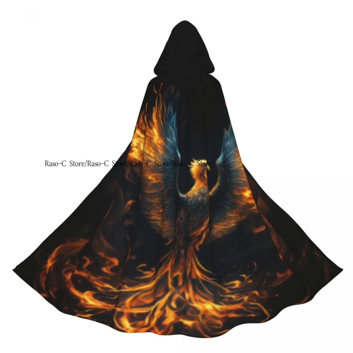 

Hooded Cloak Unisex Cloak with Hood Phoenix Firebird Cloak Vampire Witch Cape Cosplay Costume