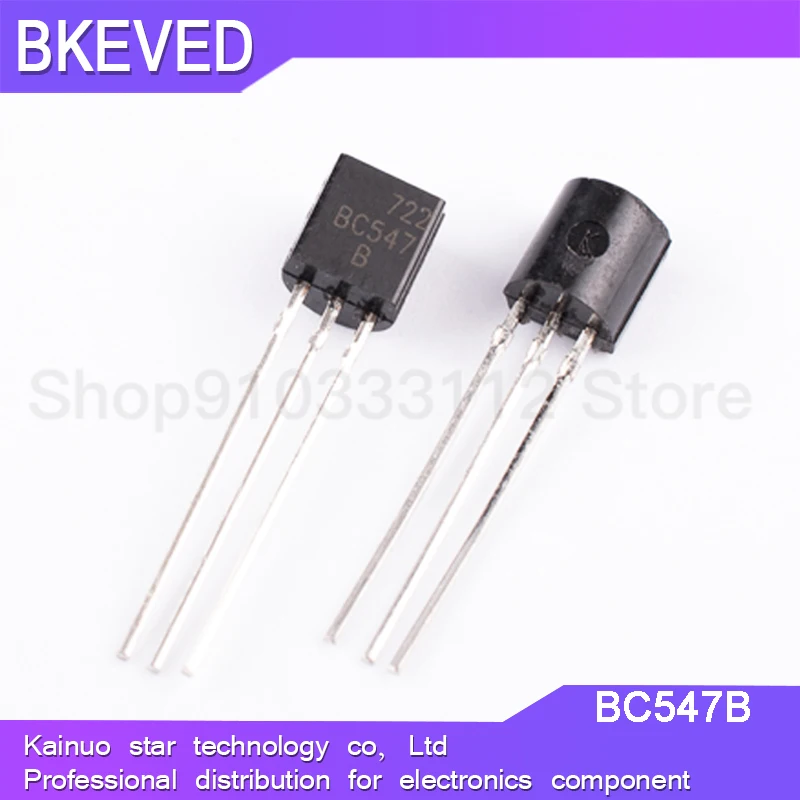 100pcs BC547B BC547C BC546B BC548B BC550B BC556B BC557B BC558B BC558C BC559B TO92 transistor BC547 BC546 BC548 BC550 BC557 BC558