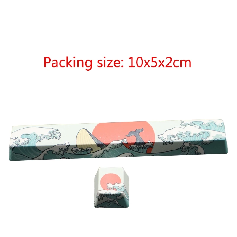 2 مفاتيح OEM الشخصي مخصص أغطية المفاتيح PBT صبغ الفضاء الفرعي ESC مفاتيح مفتاح مفتاح المسافة T3EB