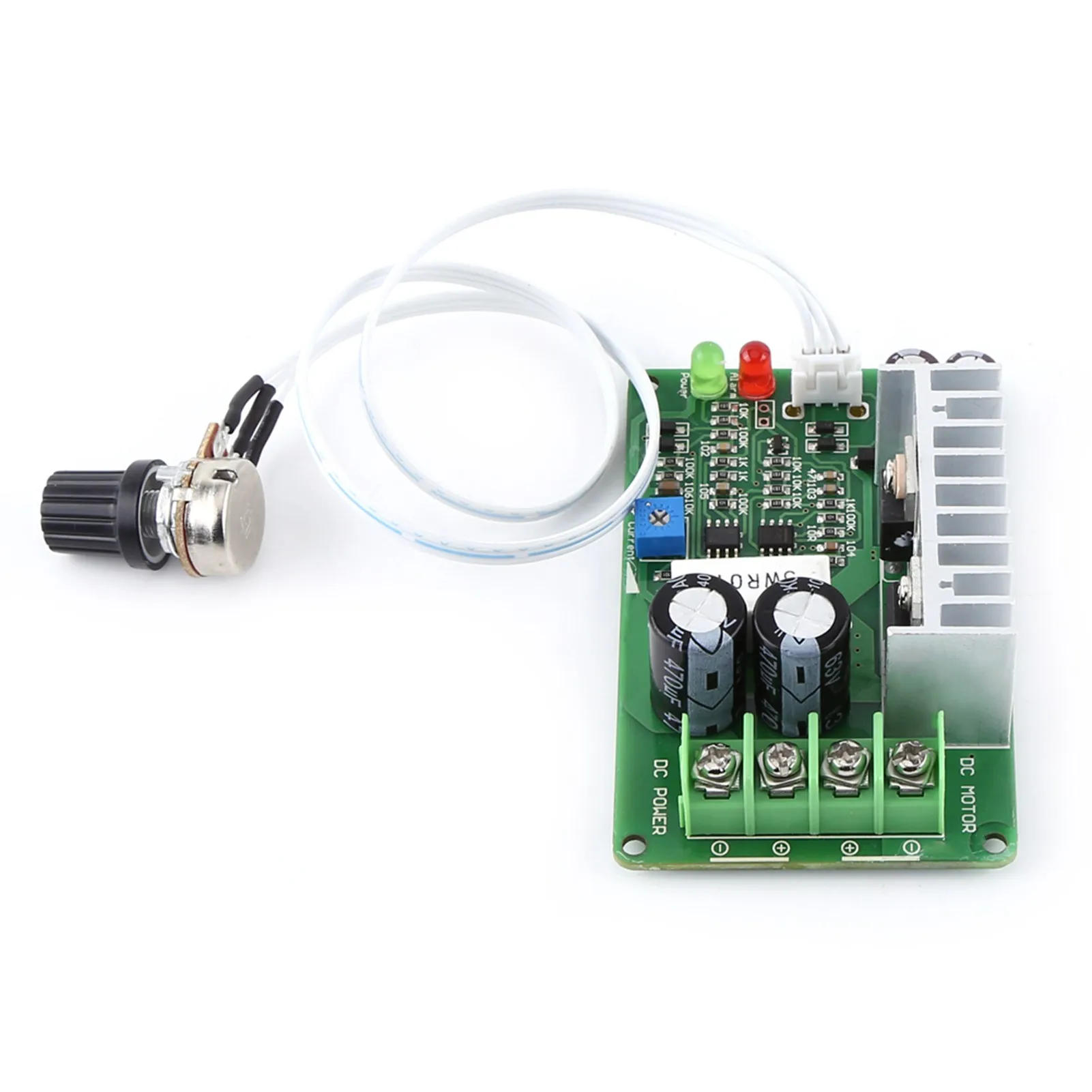 12V 24V 36V 15A PWM DC-Motorgeschwindigkeitsregler, Spannungsbereich DC10V~40V, Potentiometer, einstellbar von 1A bis 10A, Überlastschutz