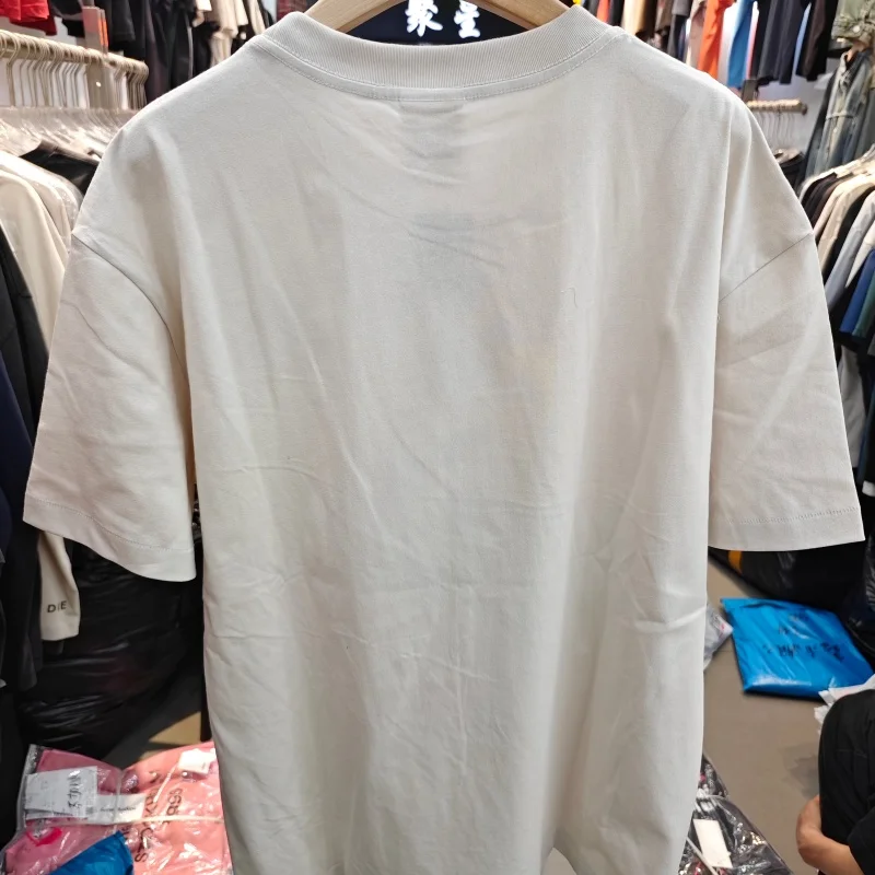Premium Heavyweight Cotton T-Shirt Saint Oversized Multi Color Ring Number 6 Graphic Top