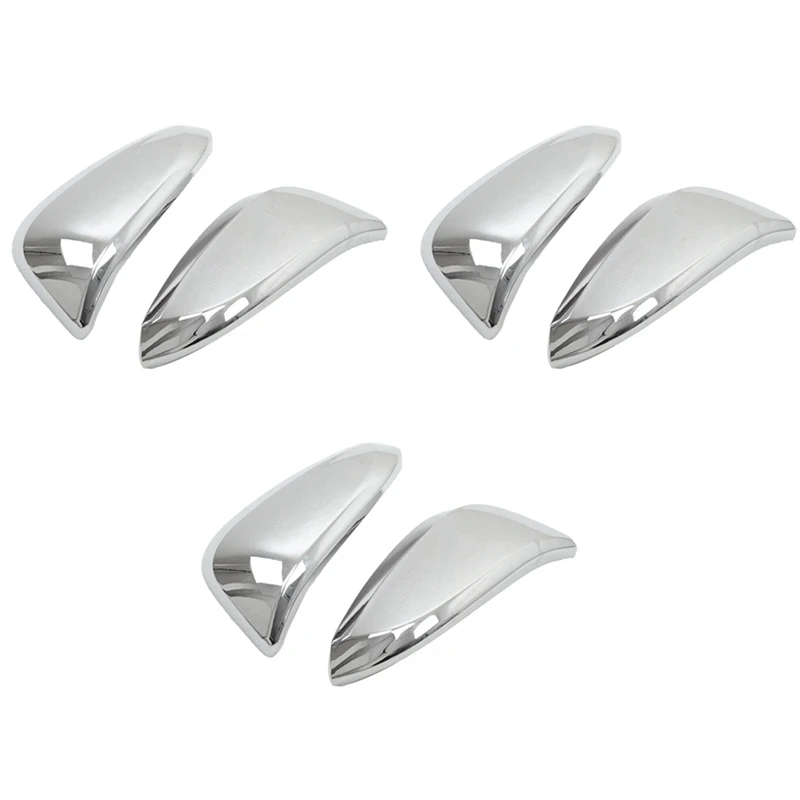 3X Car Rear View Mirror Decoration Side Door Mirror Cover Cap For Toyota Hilux Revo Vigo Fortuner Highlander RAV4 Innova