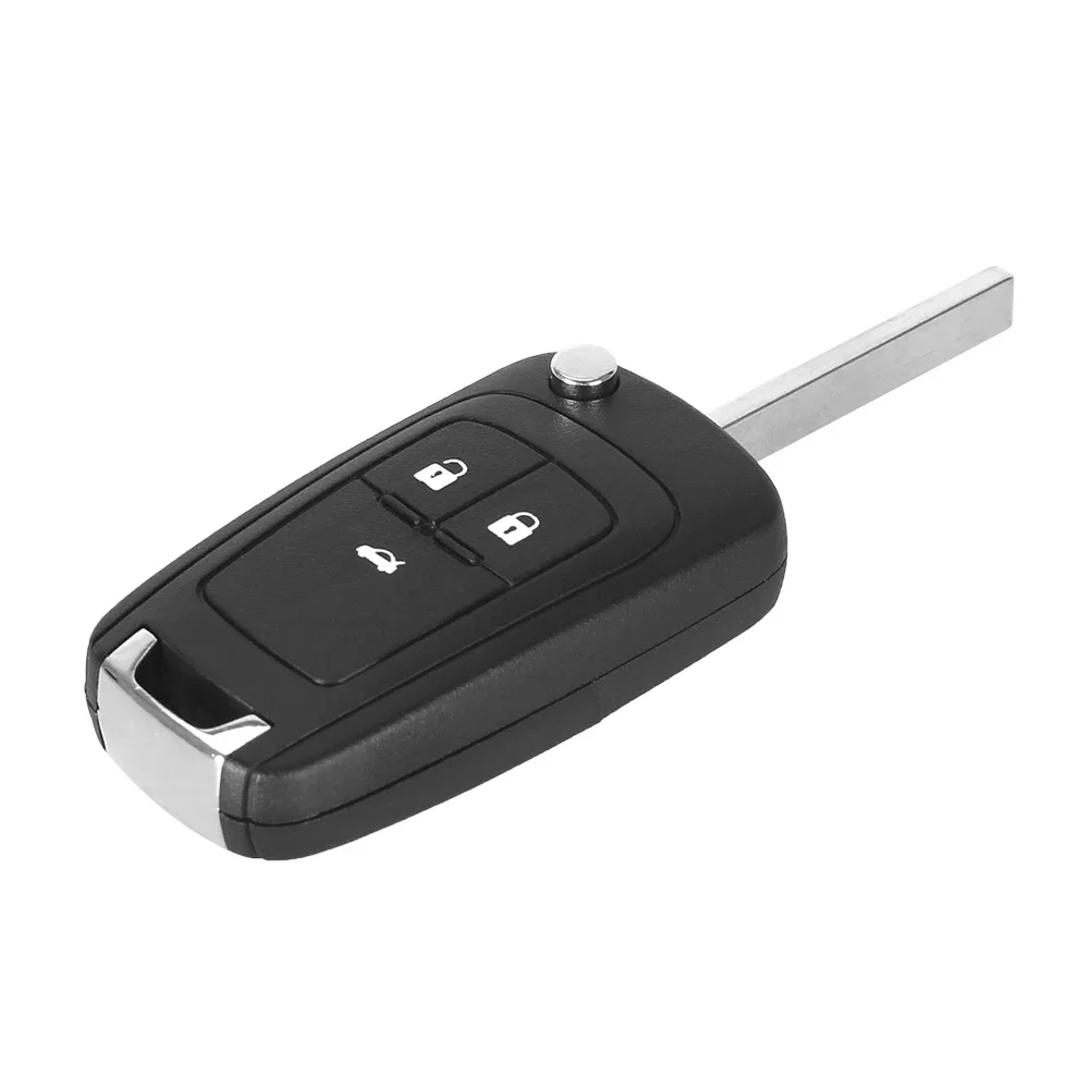 Flip Folding Remote car Key Shell For Chevrolet Cruze Epica Lova Camaro Impala  2 3 4 5 Button HU100 Blade