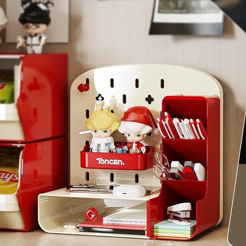 

Настольный органайзер-коробка для офиса и учебы, пластиковый держатель для ручек, сортировщик канцелярских принадлежностей