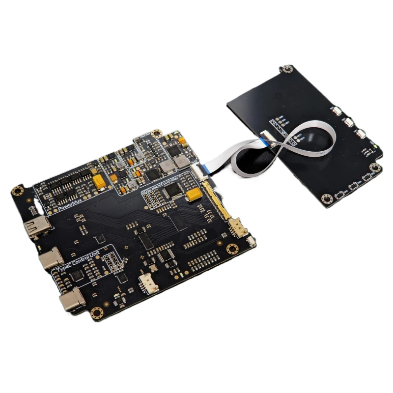 EDP pass-through Mini LED portable screen driver board Type C One-line pass, three-interface blind plug, reverse charging4K120Hz