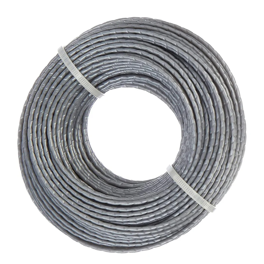 

Trimmer Lines Line Spool 15m 2.0mm Accessories Mowing Line Practical Replacement Line Spare Parts String Trimmer