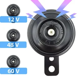 Motorcycle Electric Horn Kit Universal Waterproof Round Loud Horn Speakers 12V Horn 1.5A 105db Signal for Motorcycle Accessories