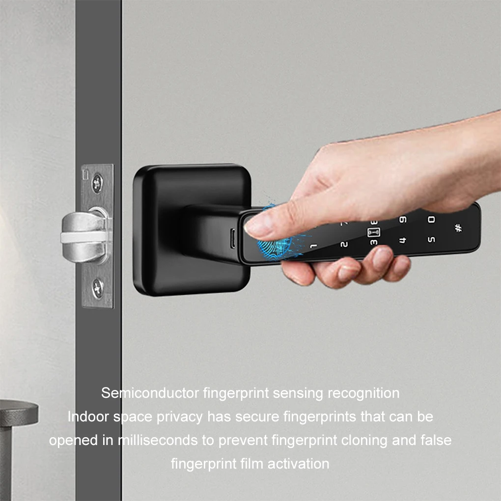 Цифровой умный дверной замок Tuya, несколько методов, ручка, ключ отпечатков пальцев, клавиатура, электронный замок, домашний дом, квартира