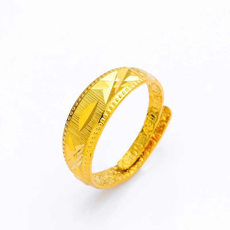 QEENKISS Gold FU Star Meteor Rings For Women Female Wedding Party Birthday Christmas Bride Mother Girlfriend Ladies Gifts RG5252