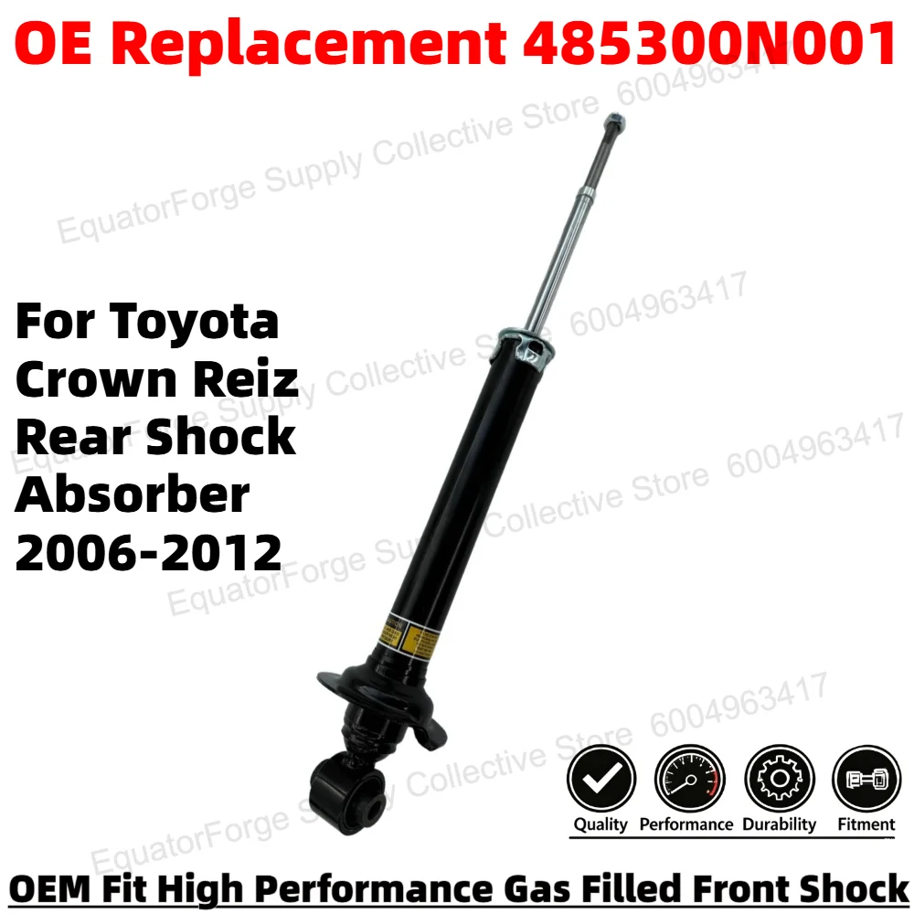 Comfortable Direct Fit High Stability Premium Durable Rear Shock Absorber for Toyota Crown Reiz OE Number 485300N001