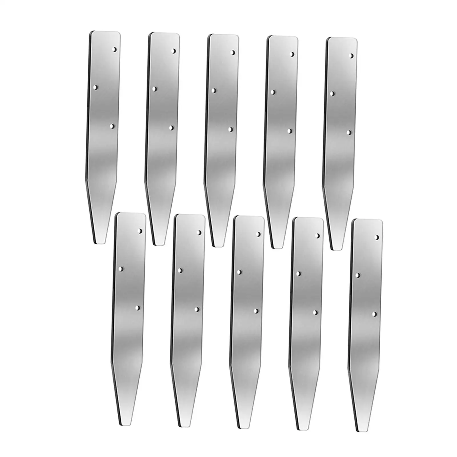 V End Flat Steel Concrete Stakes with Multiple Holes for Secure Formwork Installation in Hard Soil