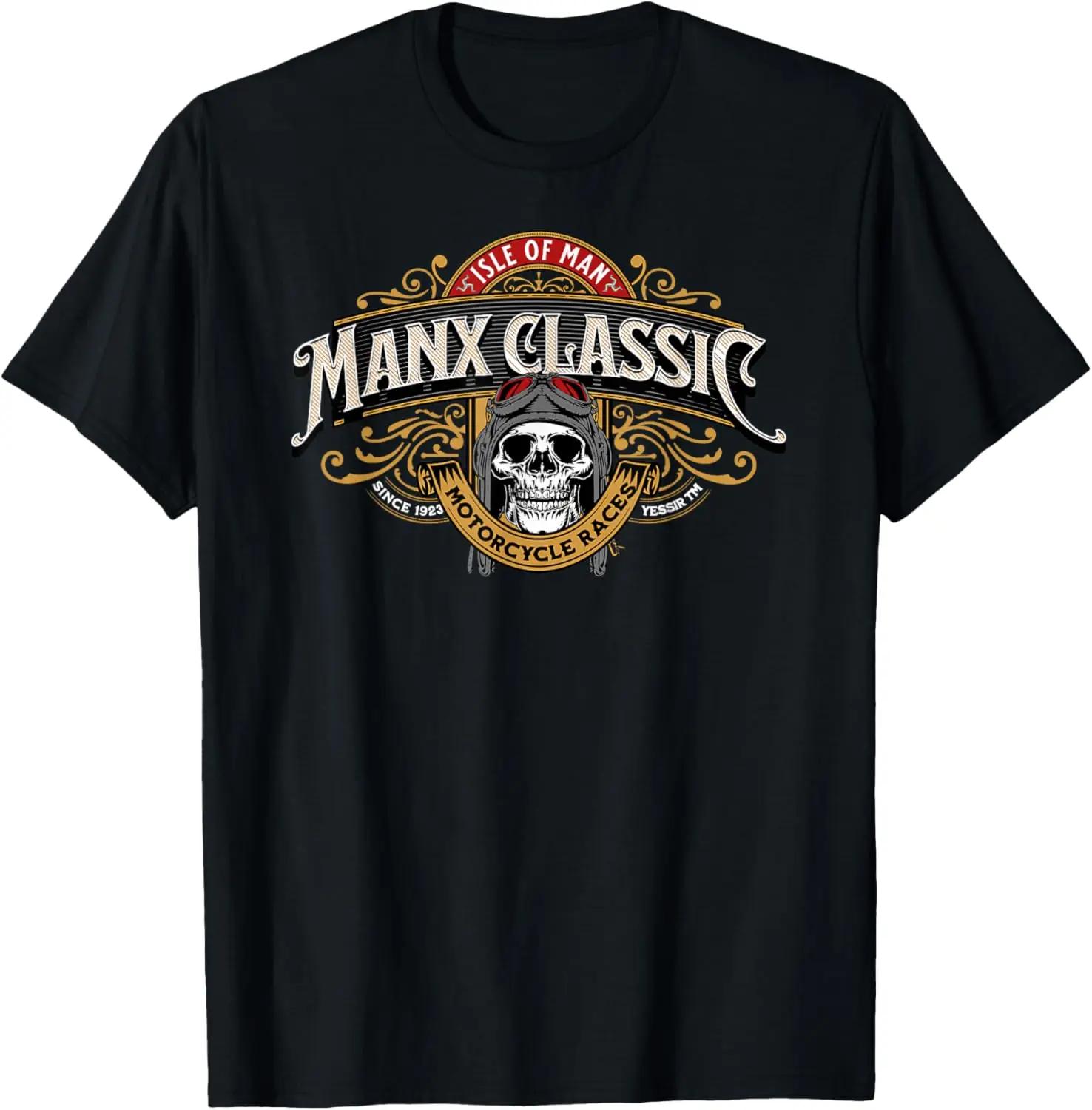 

Isle Of Man Manx Grand Prix Classic Motorcycle Races T-Shirt