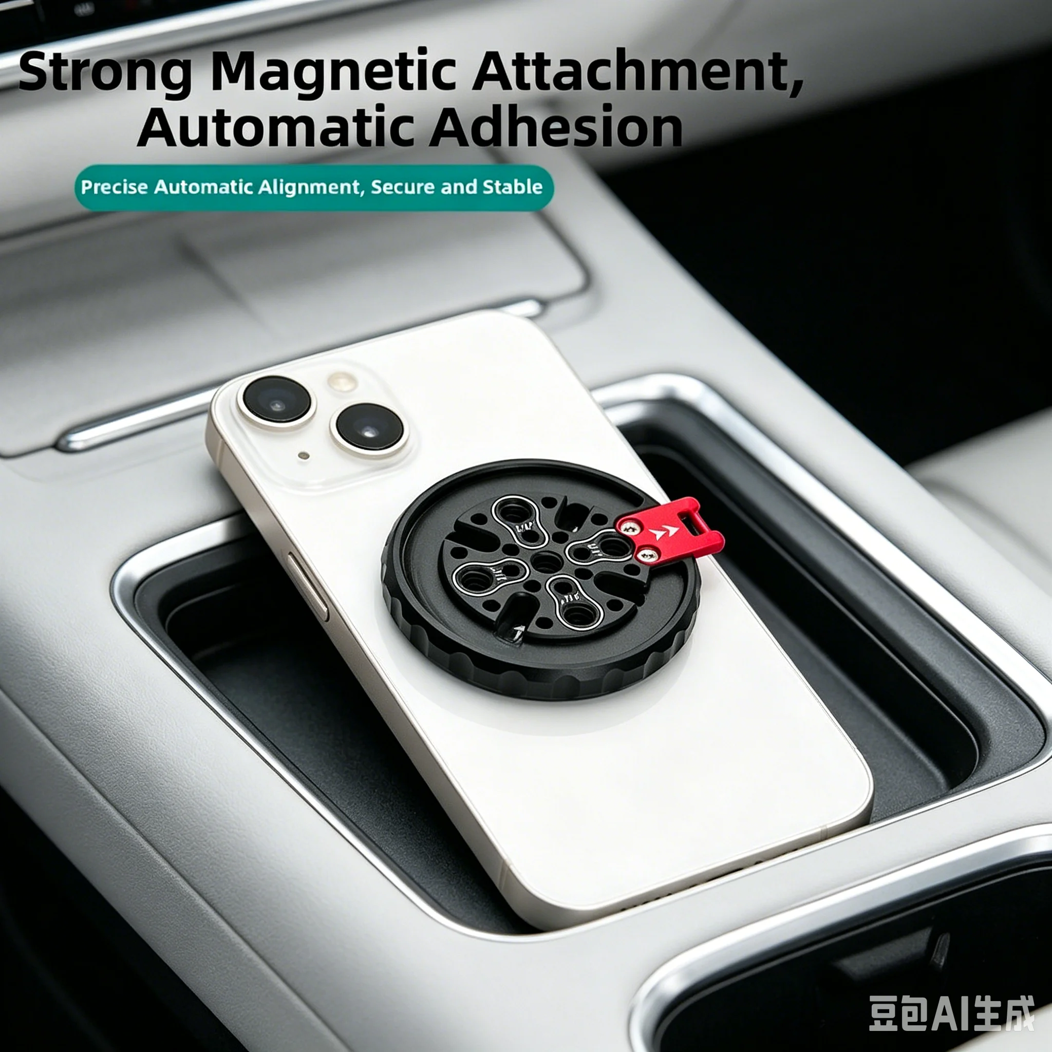 

Magnetic Phone Holder With 1/4 Thread Adapter Aluminum Tripod Gimbal Base For Car Mounts Mobile Phone Stand Accessories