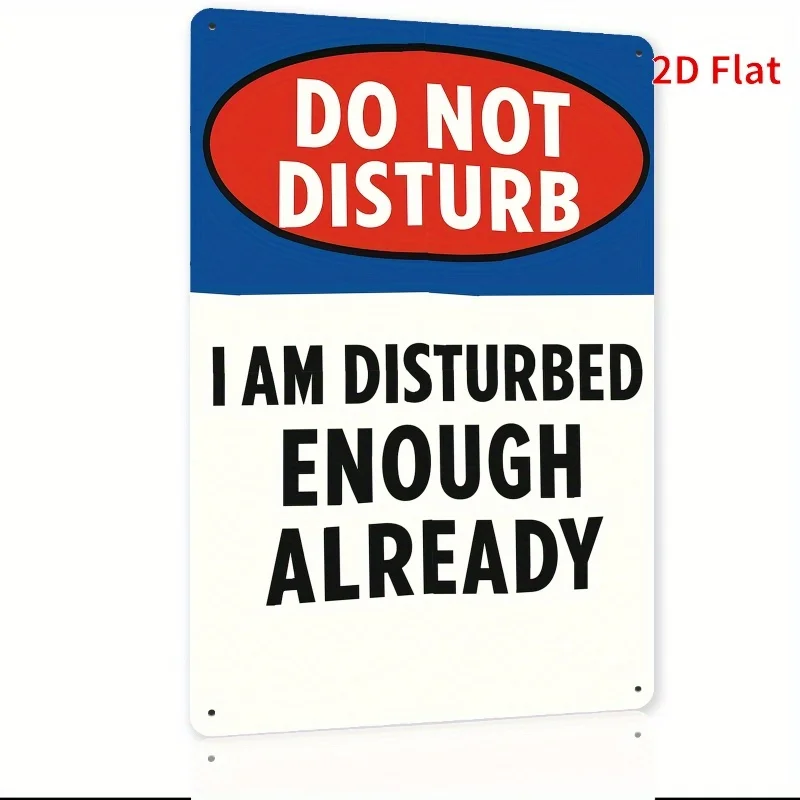 Vintage Rectangular Tin Sign - 