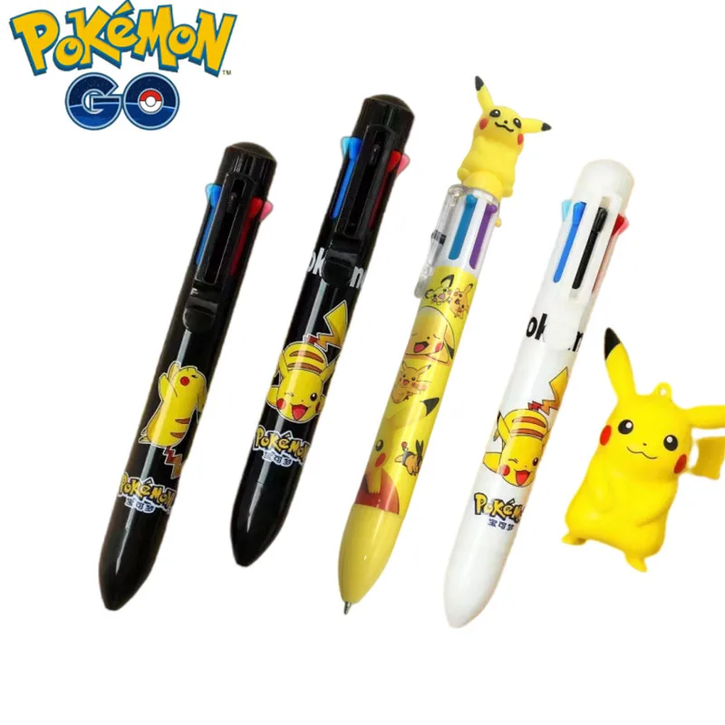 Pokemon Pikachu Anime Cartoon Kawaii Gel Pen 0.7Mm Cute Stationary Supplies Office Accessories Pen Childern School Supplies Gift