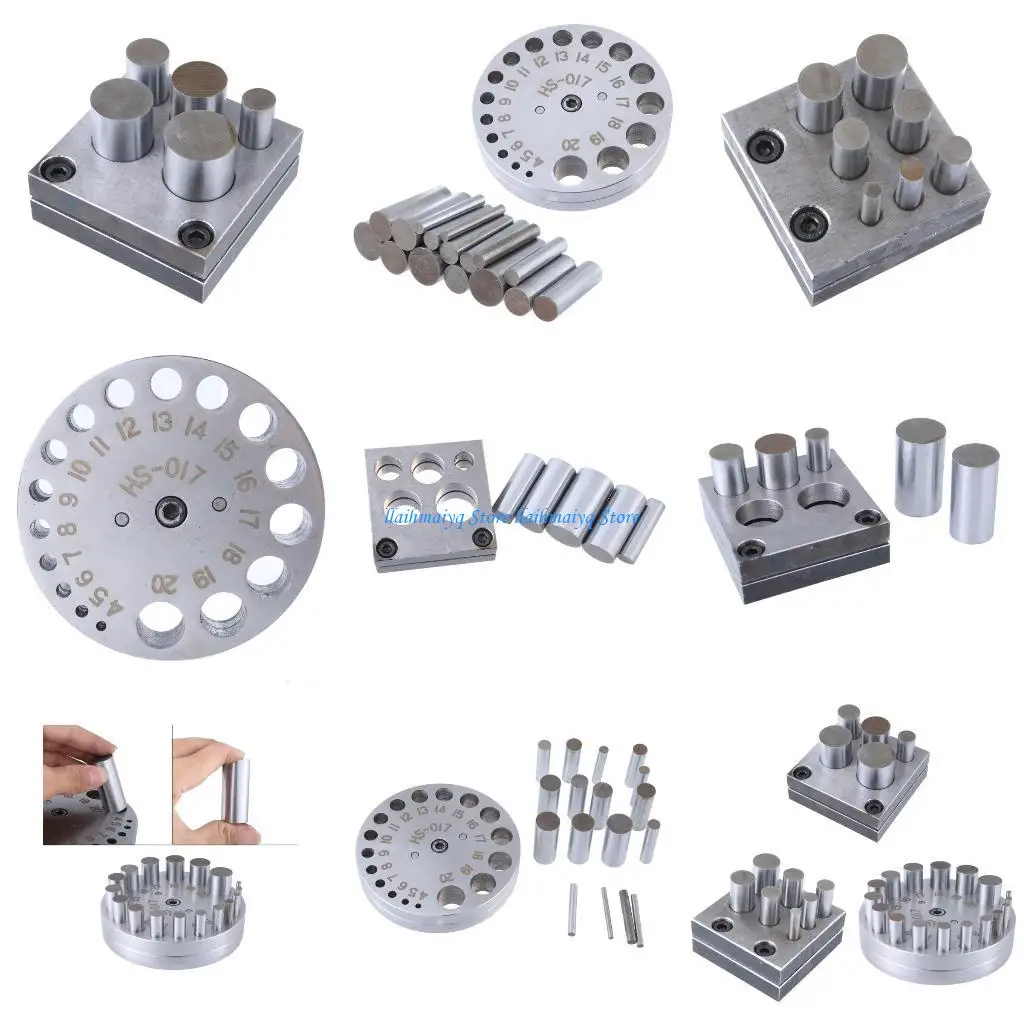 

573B Easy to Use Metal Hole Puncher Disc Cutter Circles Tool Jewelry Making Supplies
