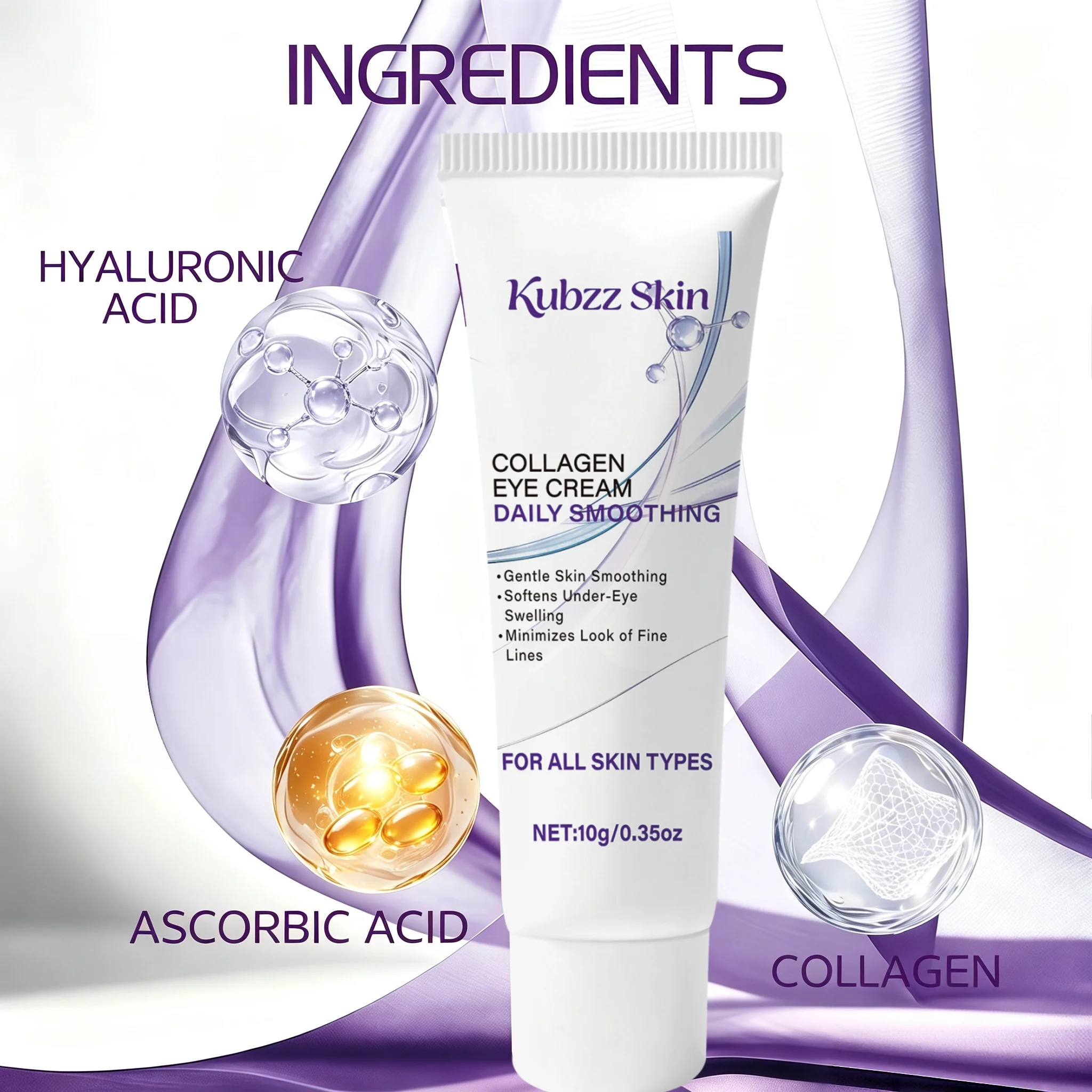 This Is a Quick-Acting EYE Cream Designed to Tone And Moisturize, Enriched with Collagen. It Boosts Skin Elasticity 20 Times.