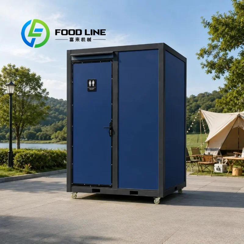 Prefabricated Outdoor Restroom Combinable Prefab Restroom Modules Expand Capacity For Large Outdoor Gathering Tourist Service