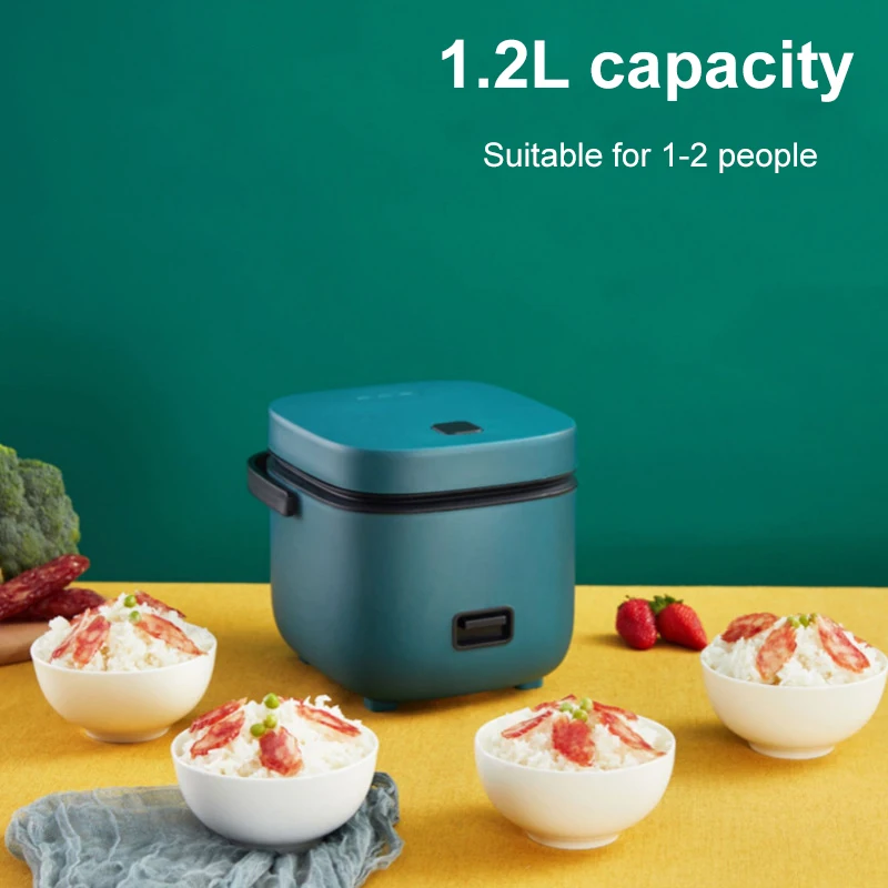 وعاء طبخ أرز كهربائي صغير، وعاء مطبخ منزلي أوتوماتيكي، وعاء طبخ متعدد الوظائف يتسع لـ 1-2 أشخاص، أواني أرز كهربائية صغيرة