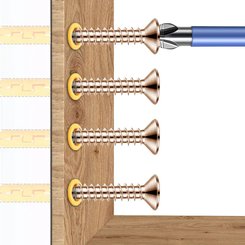 Plastic Tube Expansion Wall Anchors Plug Screw Set Fastener Cross Head Self-Tapping Screw Bolt Kit Brick Concrete Drywall Anchor view 3