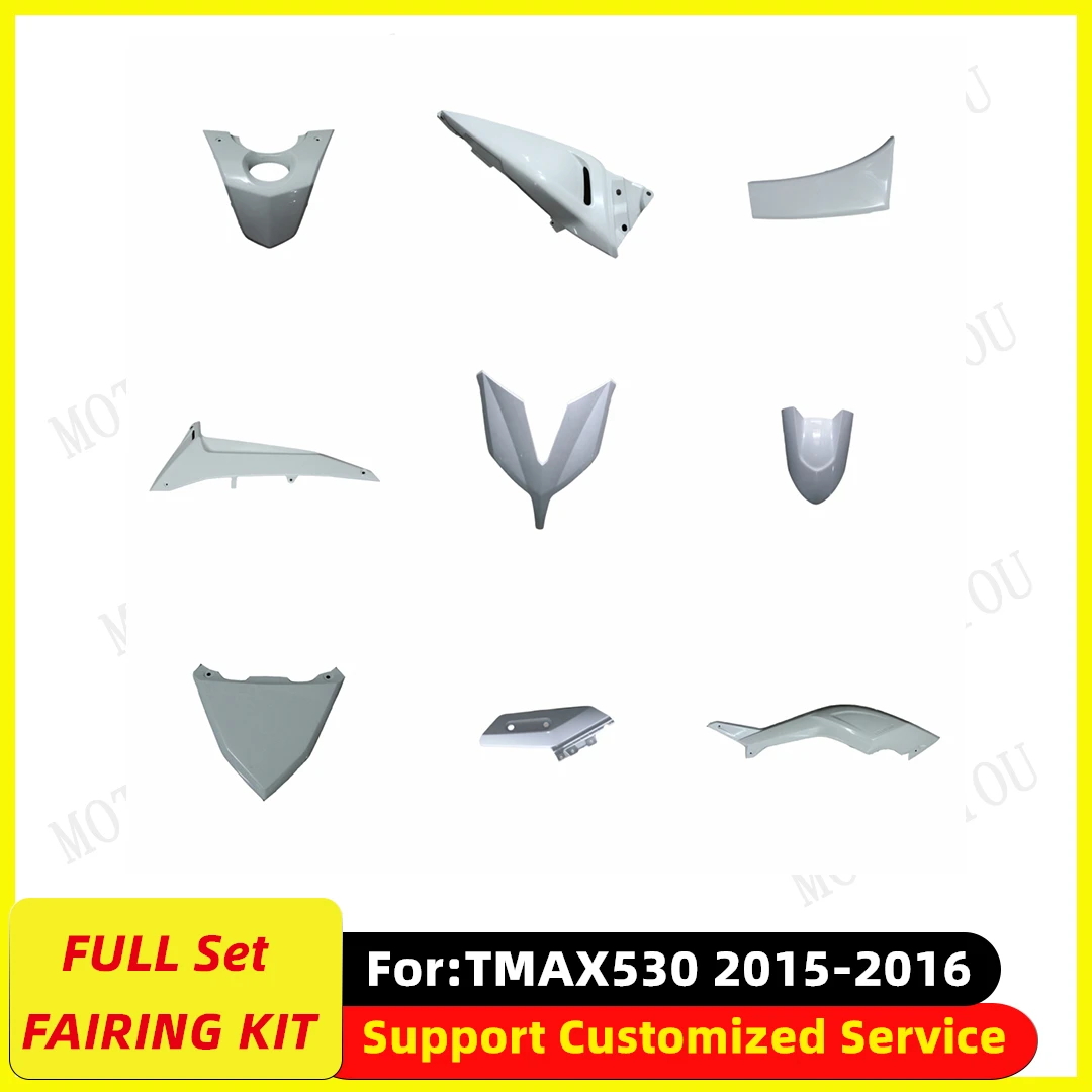 

Fairing Kit Fit For Yamaha TMAX530 2015 2016 Full Set Motorcycle Fairings Unpainted Bodywork Kits New ABS Plastic