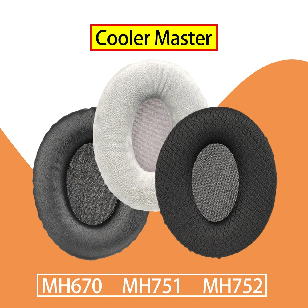MH670 Ohrpolster für Cooler Master Kopfhörer MH751 Ohrpolster Ersatz MH752 Headset-Pads Abdeckung Universalgröße mm Weicher Velours