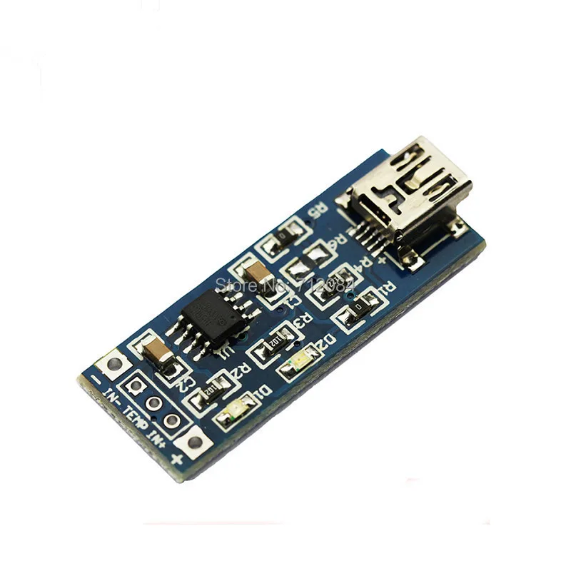 

1A TP4056 Lithium Battery Charging Board Charging Module MINI USB 4V-8V 1000mA Good DIY