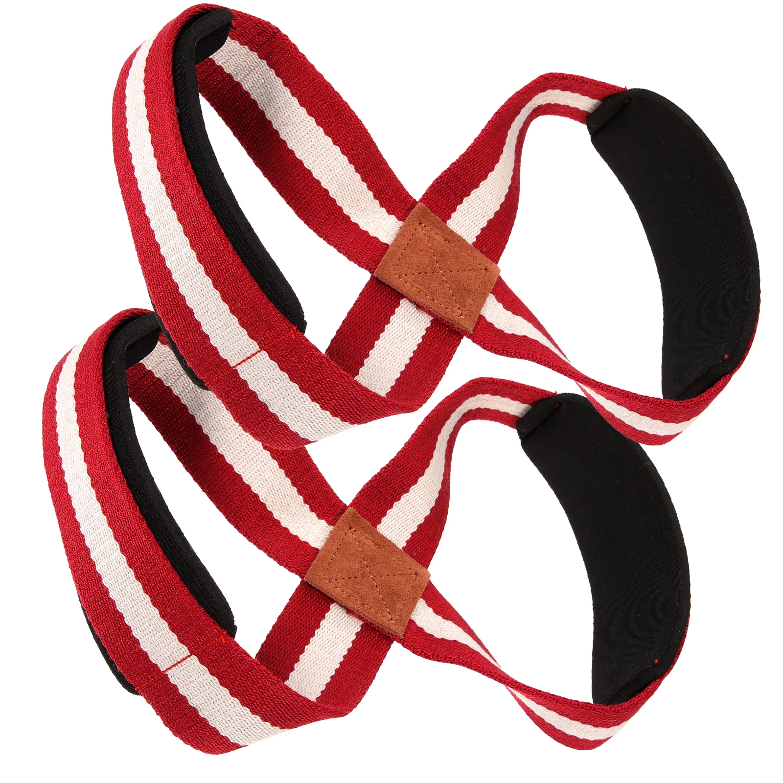 

8-Shaped Weightlifting Straps Thick Diving Material Wrist Bands Gym Deadlift Hand Wraps Lifting