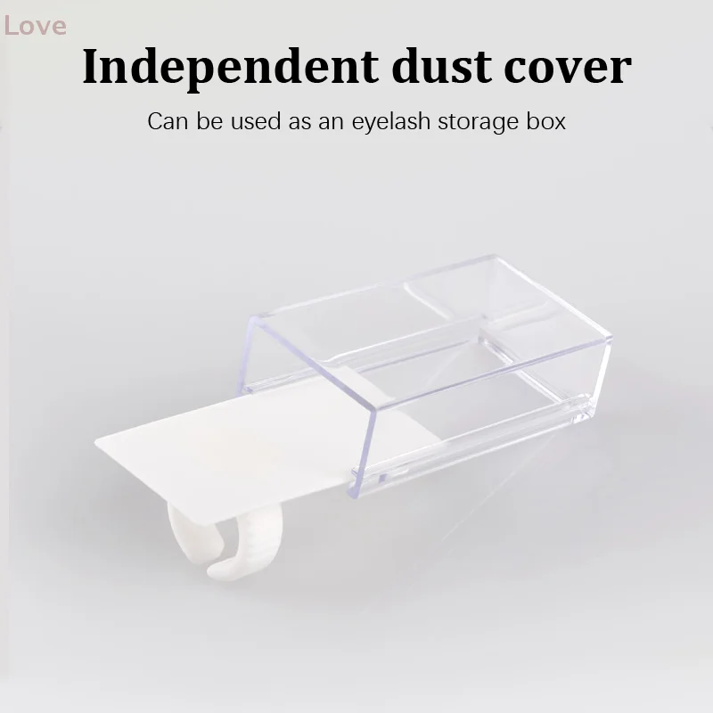 Eyelash Splitter Nail Art Tattoo Glue Pallet Holder Eyelash Extension Rings Stand Adhesive Pigment Holders Finger Beauty Tools