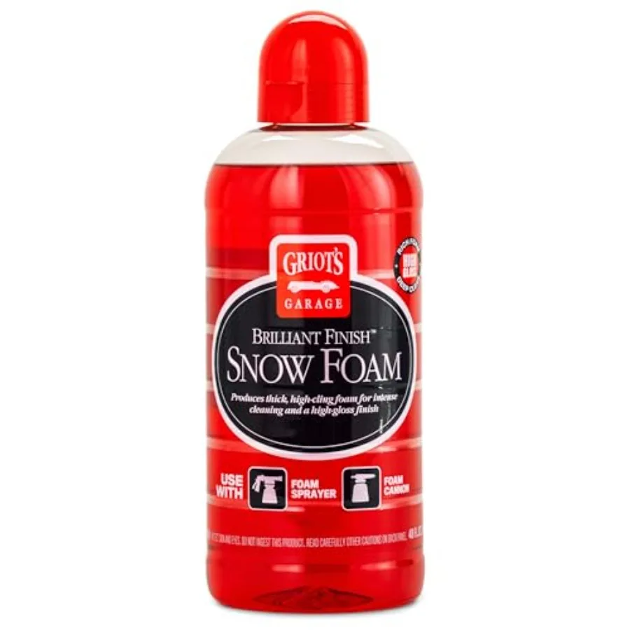 

Brilliant Finish Snow Foam, Foaming Car Wash Soap for Deep Cleaning and Glossy Shine, Use with Foam Cannons or Foaming Sprayers