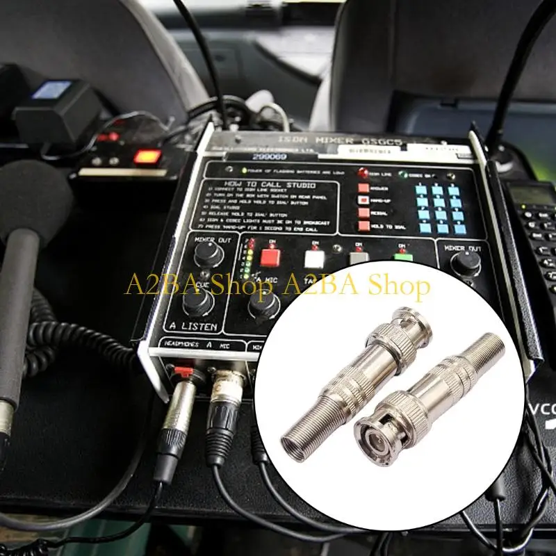 A2BA Weatherproof BNCQ9 Video Connectors With Coppered Cores For Outdoor Monitoring And Rapid Maintenance Access