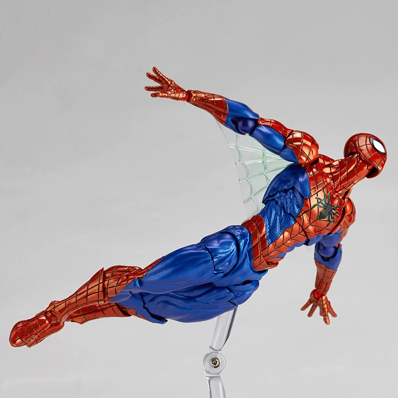AMAZING YAMAGUCHI Spider 2.0 Actionfigur PVC Bewegliches Sammlermodell 16cm Revoltech Peter Parker Figuren Spielzeug – Detail 14