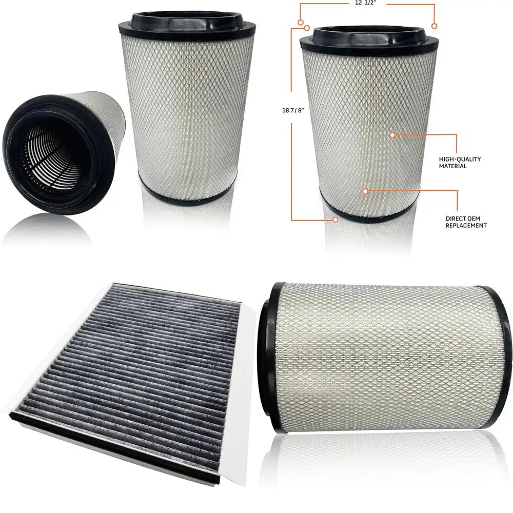 

Cabin Air Filters Replacement for Trucks VNL 2002+, Fits 20435801 A26405 CA24000 49084 21715813 RS4642 A2616LA9201 (TR077, TR083