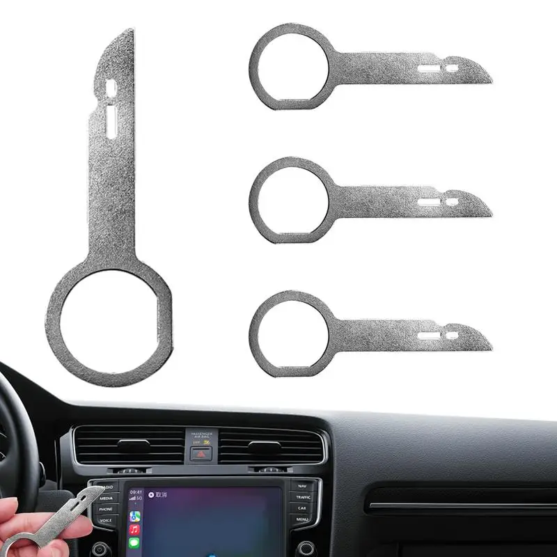 

Radio Removal Tool Key 4pcs Stereo Player DVD Host Disassembly Release Key Car Repair Tools With Easy Grip Handles For Most Car