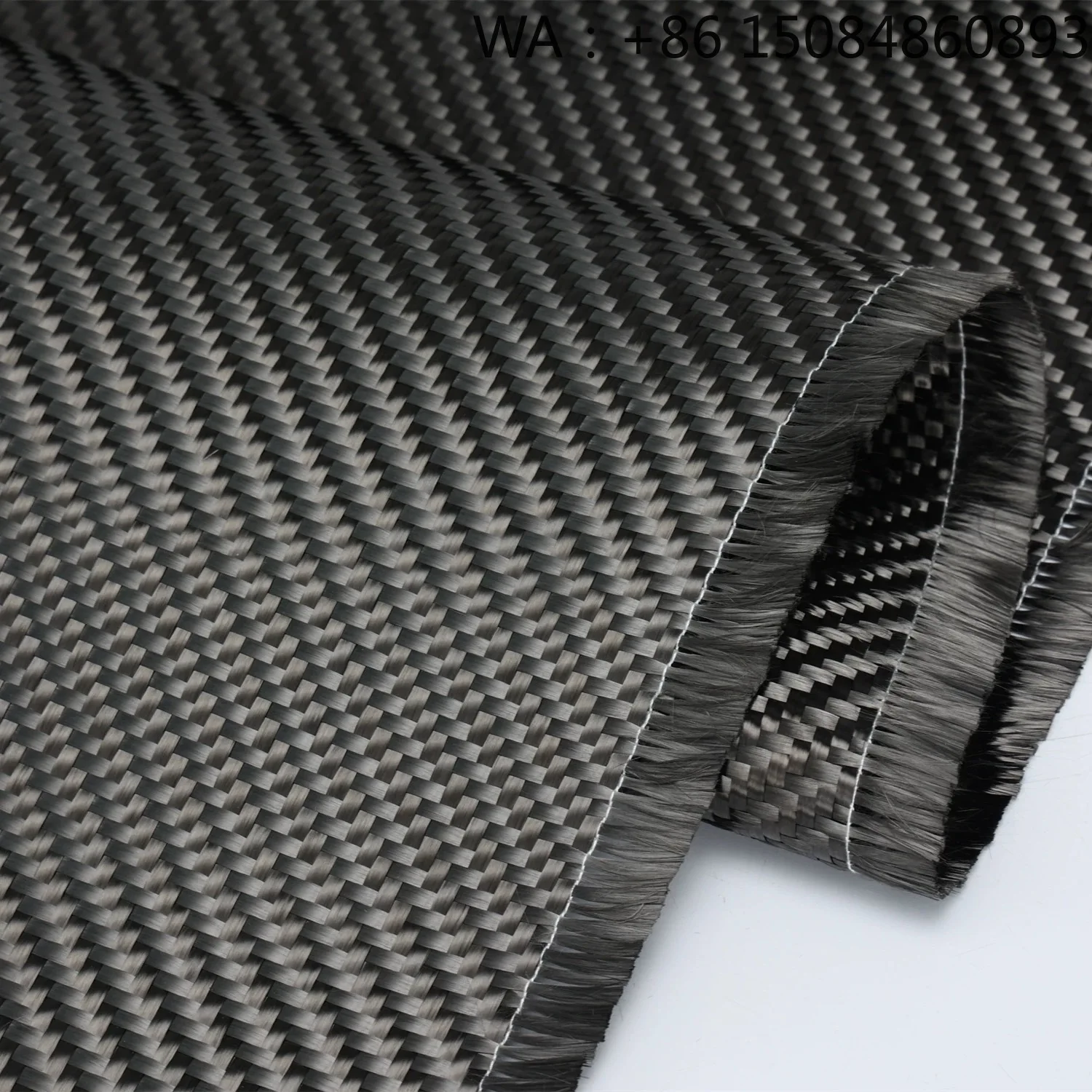 12k Plain Twill Carbon Fiber Cloth - alternate angle