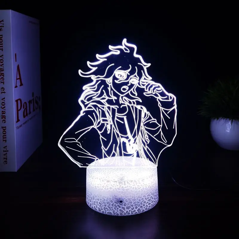 Danganronpa Komaeda Nagito Nanami Chiaki Cartoon Figur Modell Nachtlicht Atmosphäre Licht Desktop Dekoration Ornamente Geschenk