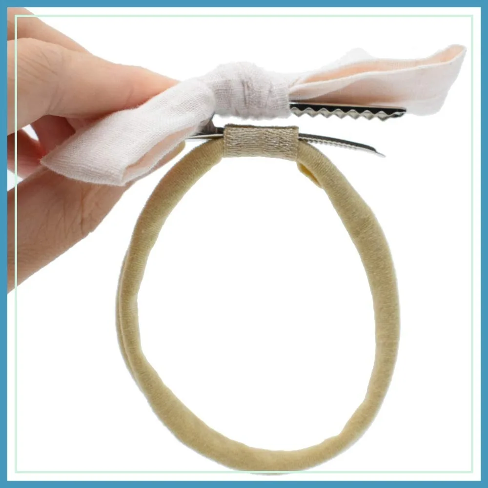 

Super Soft Nude Interchangeable Nylon Headbands, High Stretchy, 15pcs for DIY Crafts