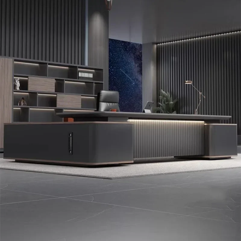 مكتب مكتب الأثاث المنظم غرفة طاولة الكتابة ركن دراسة المنزل بسيط متعدد الوظائف الكمبيوتر طاولات المؤتمرات التنفيذية #3