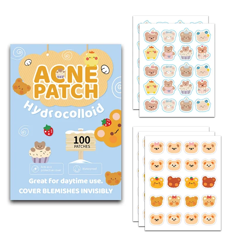 100 قطعة من رقعة بثرة حب الشباب للعناية بالبشرة والشفاء الاحترافي غير المرئي #3