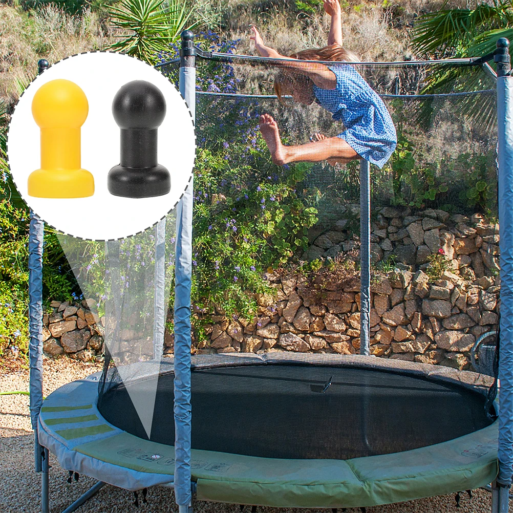 

12pcs Ball Shaped Cap 25mm Diameter Trampoline Top Hat Kids Play Area Bounce House Accessories Outdoor Furniture